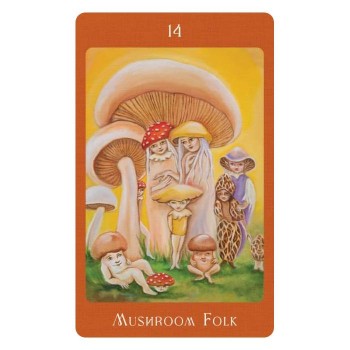 Mushroom Folk Oracle kortos Blue Angel
